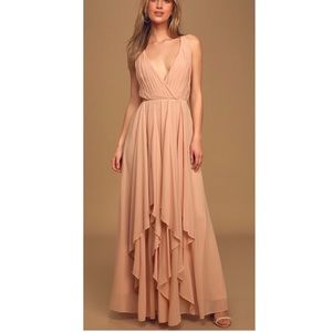 NWT Blush Maxi Dress